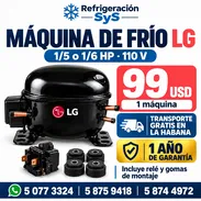 Máquina de frío LG, compresor para refrigerador y nevera — 99 USD - Img 55299662