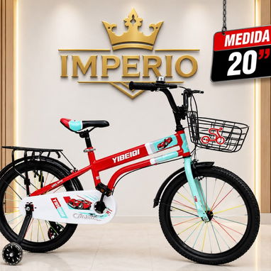 Bicicletas medida 20 para varones con timbre cesta y parrilla nuevas en su caja disponible en vários colores - Img 127659474