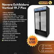 Nevera exhibidora vertical 19.7 pies 110V MILEXUS - Img 55632530