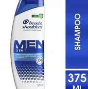 SHAMPOO ANTICASPA HEAD&SHOULDERS MEN 3 EN 1, 375 ML - Img 48023279