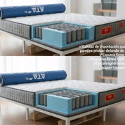 Colchón King size empacado al vacío de 180×2 nuevo en su caja comunícate con Pedro - Img 52919135