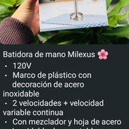 Batidora de mano Milexus - Img 57491180