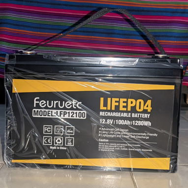 Batería LiFePO4 de 12V 100Ah recargable FEURUETC - 2/2