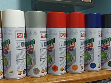 Spray premium de alta temperatura de color gris plateado 450 ml //// ver dentro - Img 49588649