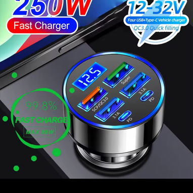 Cargadores USB 12V q van en la cigarrera de su carro o se adaptan en moto ideales para estos tiempos de apagones varios - Img 85945263