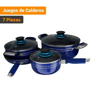 JUEGO DE CALDEROS 7PIEZAS - Img 56748986