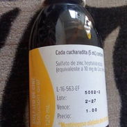 Sulfato de cinc jarabe (120 ml)-20 USD C.H - Img 57808734