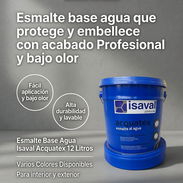 Esmalte Base Agua Isaval 12 Litros (Varios Colores) 🌈 📞WhatsApp 05 2670422 - Img 54836917