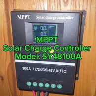 Regulador controlador solar 100A 12/24/36/48V - 2/3