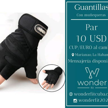 Guantillas para gymnasio, ciclismo, crossfit - Img 123981450