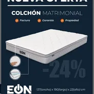 Colchón matrimonial, sellado al vacío, mensajería gratis, garantía de 6 meses, envío gratis, somos mipyme - Img 55859776