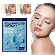 Mascarilla facial de tela hidratante con esencia de ácido hialurónico - Img 56403951
