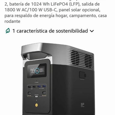 Ecoflow y plantas de gas o gasolina - 7/9