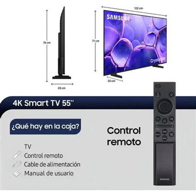 Smart TV 55" Samsung Crystal UHD U8000F 4K (2025) - Img 126821312
