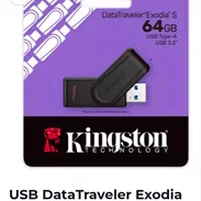 💾 Kingston DataTraveler Exodia — 64 GB 💾 Tenemos variedad de memorias USB y accesorios disponibles. Consulta por los - Img 57216050