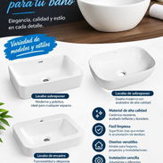 🚿✨ LAVABOS MODERNOS PARA TU BAÑO ✨🚿 Dale a tu baño un toque de elegancia, modernidad y distinción con nuestros lavabos - Img 57386155