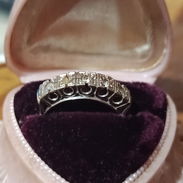 Anillo de compromiso oro blanco 18k de 3.7 gramos ,original - Img 53982012