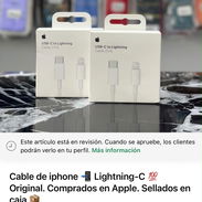 Cable de Iphone lightning-C originales nuevos sellados en caja - Img 56455618