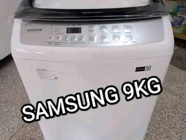 Lavadora automática marca Samsung y Royal de 9 kg y  Lavadora secadora al vapor marca LG de 14 kg nuevas en caja - Img main-image-45374857