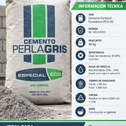 🧱 CEMENTO PERLA GRIS — 40KG - Img 57658136