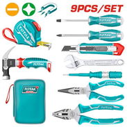 🧰 Juego De Herramientas Manuales De 9 Piezas Incluye: - 1 cinta métrica de acero de 3 m x 16 mm -,A 50 usd.i - Img 56883591