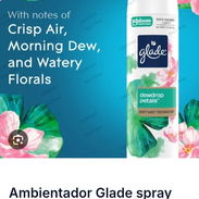 Ambientadores de Spray Glade( Melón, Sandía 🍉,Dewdrop petals🌷 6 USD o cup al cambio, Santos Suárez, no hago mensajería - Img 57728319