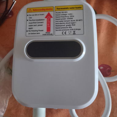 Calentador de ducha eléctrico 3500watt - 3/3