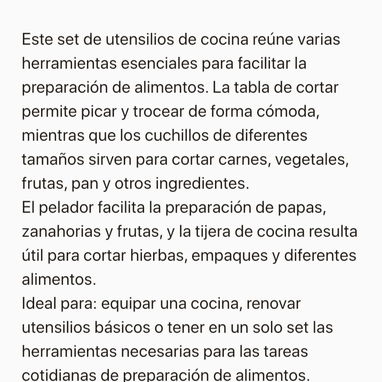 Set cuchillos de cocina. Solo 15 USD 🐝 - 3/3