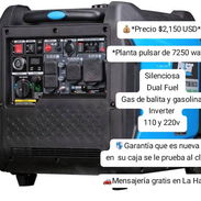 Planta pulsar De 7250 watts ver detalle en la foto - Img 57191134
