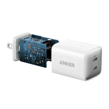 CARGADOR ANKER 521 NANO PRO 40W USB-C DOBLE PUERTO IPHONE SAMSUNG ENVÍO DISPONIBLE + GARANTÍA - 3/6