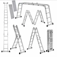 Escalera multiuso 3.7m (3 en 1) con base 2402001 - Img 56906466