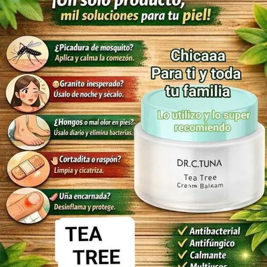 🌿BÁLSAMO TEA TREE 80ml🌿 Antiacné, hidratante, calma picaduras y controla la grasa. 🌿 - 3/3
