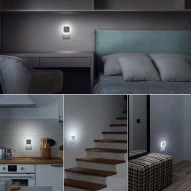 Luz Nocturna LED Inteligente: Seguridad y Estilo en cada Paso - Img 121075087
