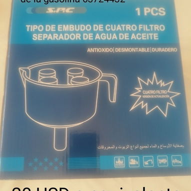 Embudos con filtros de 4 torres para gasolina y petroleo - Img 120243169