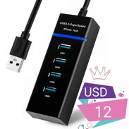 Regleta USB de 4 puertos y 7 puertos - Img 44216744