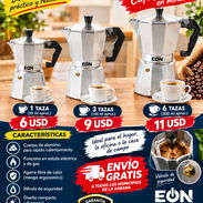 ☕ Cafeteras EON Nuevas en Caja ☕ Ideal para el hogar, la oficina o el campo. • Modelos de 1, 3 y 6 tazas • - Img 58074284