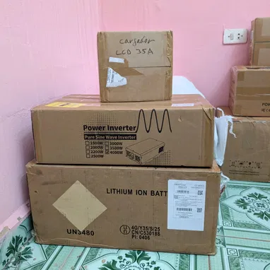 Kit de energia solar con bateria lifepo4 2.5kw, Santiago, Nuevo en caja - Img 120323183
