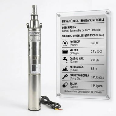Bomba sumergible solar CR-TURBO nueva - 2/3