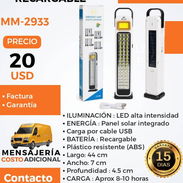 Lámpara Recargable MM 2933 - Img 55927566