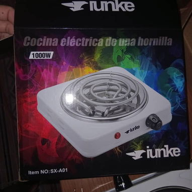 Cocina Eléctrica lunke 1000w, Garantía de 15 días, Entrega por un mínimo costo adicional para toda La Habana - Img 123566523