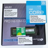 Kit de 12na Core i3 12100 ram 8gb Módulo Pc - Img 56334532