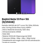 Redmi Note 13 Pro+ 5G (8/256GB). Nuevo con garantía - Img 51125318