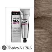 Tintes para el cabello estuches de 2 tubos de tintes de 60ml cada uno, sin amoniaco tono 7NA y 10N Marca REDKEN - Img 57837217