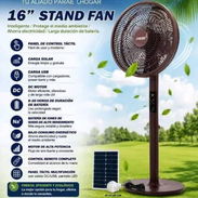 Ventilador recargable con panel en 120 USD - Img 57266797