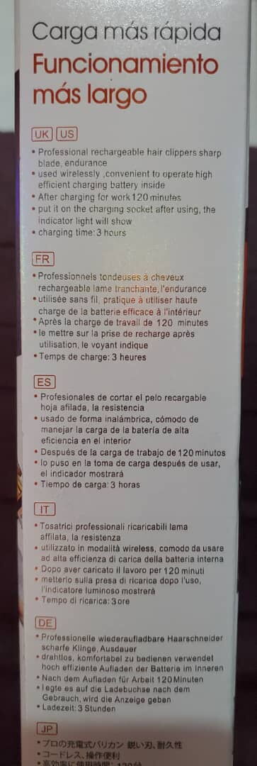 Maquina de Pelar Recargable NUEVA Maquina de pe en La Habana, Cuba -  Revolico