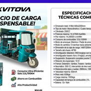 Triciclo Eléctrico KVitova - Img 56257839