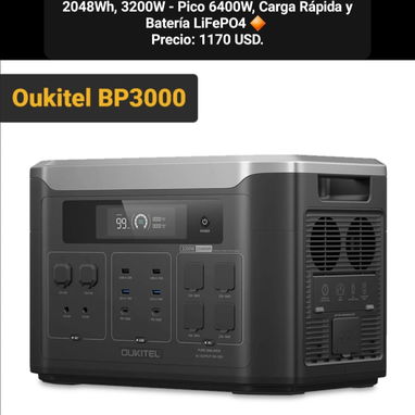 Estación de energía Oukitel, varios modelos. Tenemos Ecoflow y Bluetti también - 3/4