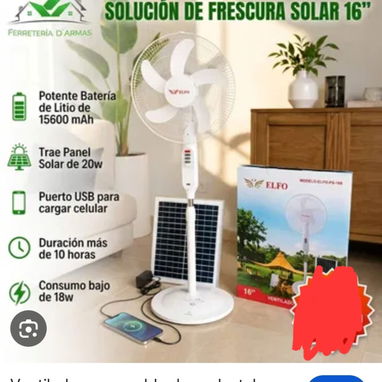 Ventilador recargable elfo - 2/2
