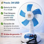 Ventilador recalgable de 12" - Img 54838758