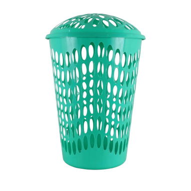 💫 Cesto para ropa con tapa – plástico calado - Img 123001134